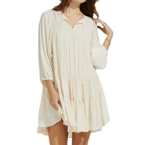 Gentle Fawn Cream Midi Dress